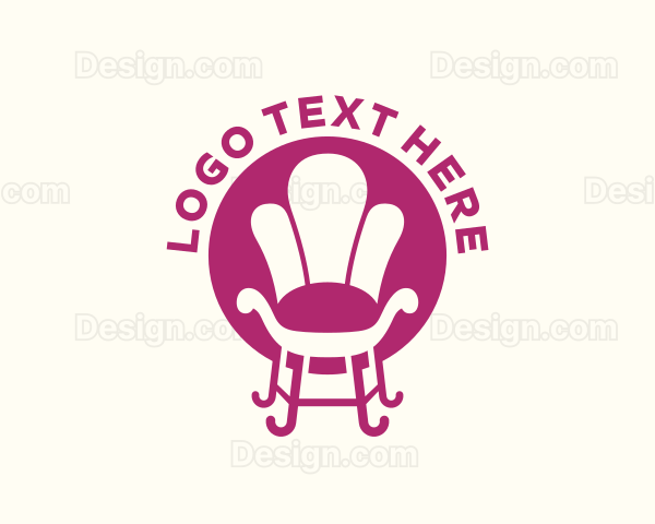 Vanity Chair Furniture Logo