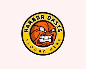 Basketball League Game logo design