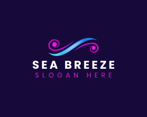 Sea Wave Resort logo design