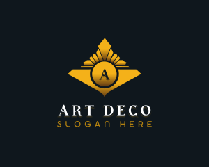 Elegant Art Deco Ornament logo design