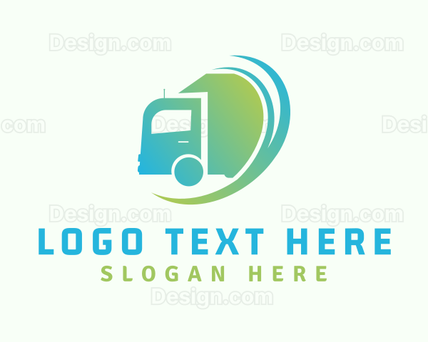 Cargo Truck Delivery Logo