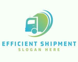 Cargo Truck Delivery logo design