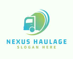 Cargo Truck Delivery logo design