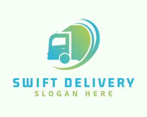 Cargo Truck Delivery logo design