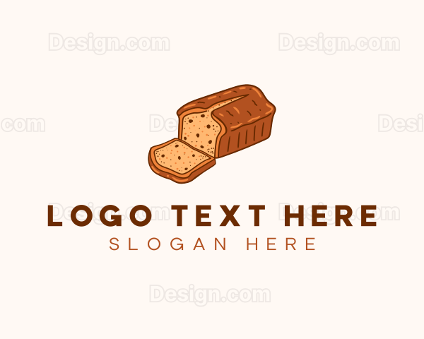 Banana Bread Baking Logo