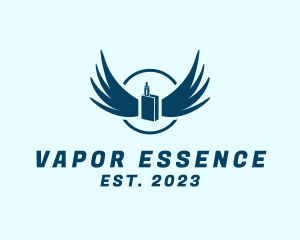  Vape Cigarette Wings logo design