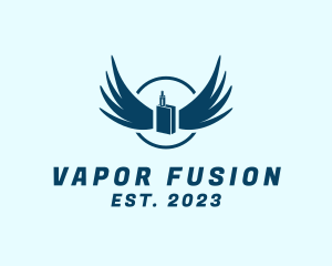  Vape Cigarette Wings logo design