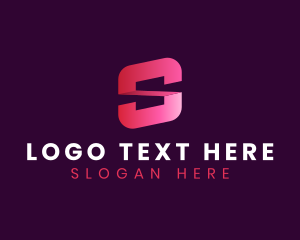 Tech Agency Media Letter S logo