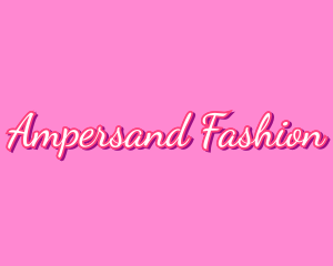 Beauty Fashion Cursive logo design