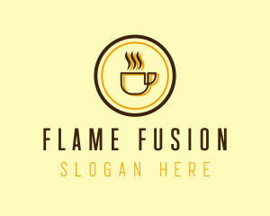 Hot Coffee Mug  logo design