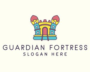 Colorful Castle Fort logo design