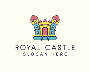 Colorful Castle Fort logo design