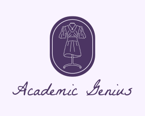 Purple Dress Mannequin logo design