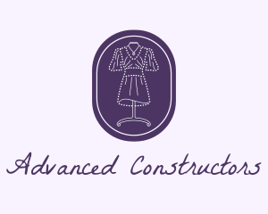 Purple Dress Mannequin logo design