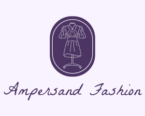 Purple Dress Mannequin logo design