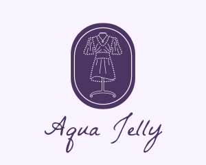 Purple Dress Mannequin logo design