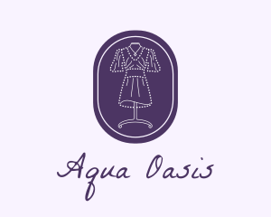 Purple Dress Mannequin logo design