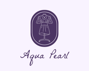 Purple Dress Mannequin logo design