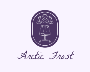 Purple Dress Mannequin logo design