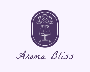 Purple Dress Mannequin logo design