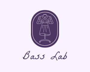 Purple Dress Mannequin logo design