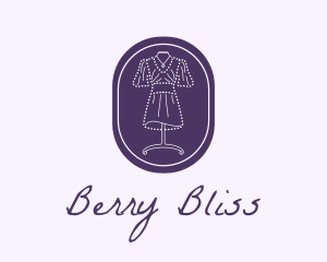 Purple Dress Mannequin logo design