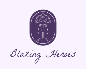 Purple Dress Mannequin logo design