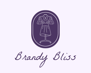 Purple Dress Mannequin logo design