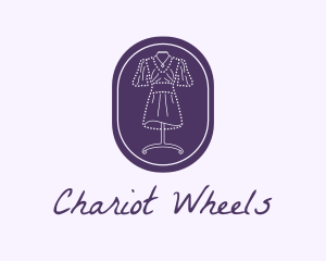 Purple Dress Mannequin logo design