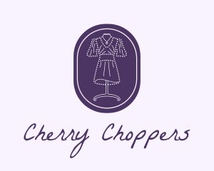 Purple Dress Mannequin logo design