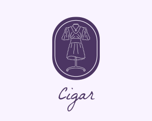 Purple Dress Mannequin logo design