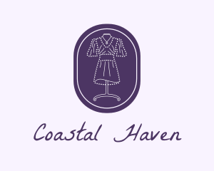 Purple Dress Mannequin logo design