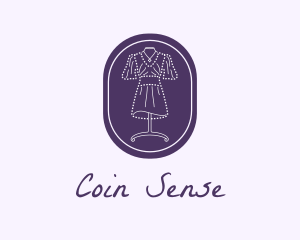 Purple Dress Mannequin logo design