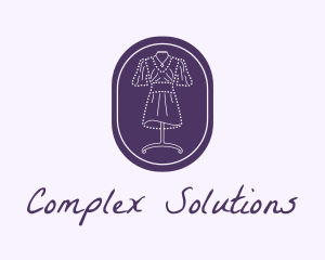 Purple Dress Mannequin logo design