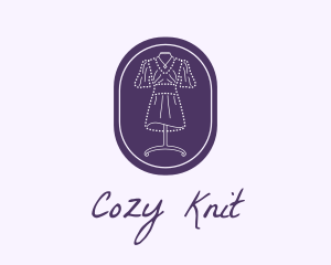 Purple Dress Mannequin logo design