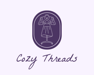 Purple Dress Mannequin logo design