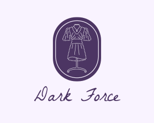 Purple Dress Mannequin logo design