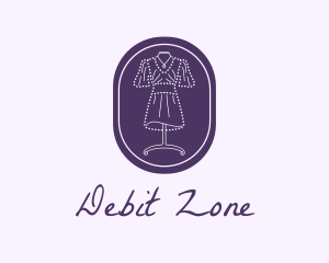 Purple Dress Mannequin logo design