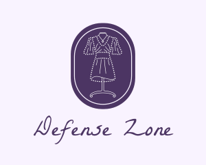 Purple Dress Mannequin logo design