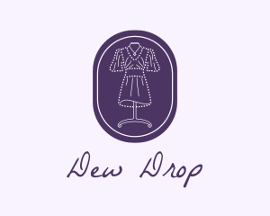 Purple Dress Mannequin logo design