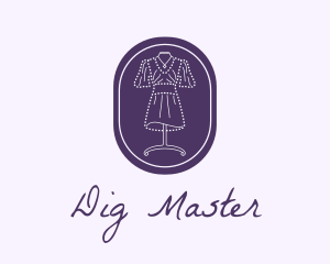 Purple Dress Mannequin logo design