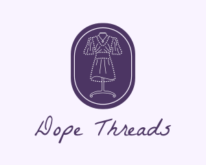 Purple Dress Mannequin logo design