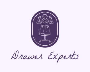 Purple Dress Mannequin logo design