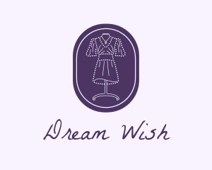 Purple Dress Mannequin logo design