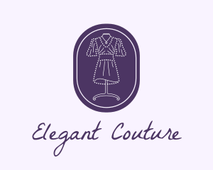 Purple Dress Mannequin logo design