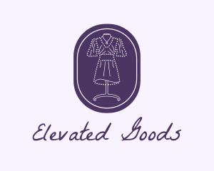 Purple Dress Mannequin logo design