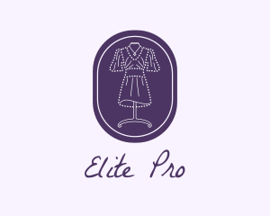 Purple Dress Mannequin logo design