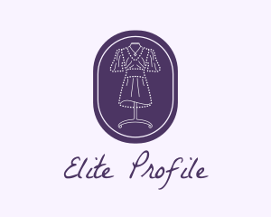 Purple Dress Mannequin logo design