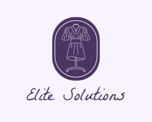 Purple Dress Mannequin logo design