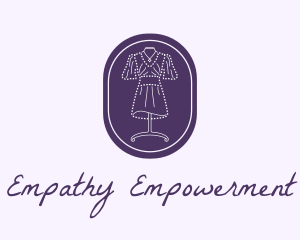 Purple Dress Mannequin logo design